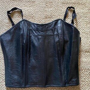 REAL Leather Vintage Top